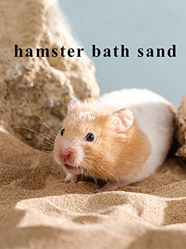 Hamster Bath Sand, 7.7lb Dust Free Desert Sand or Potty Litter Sand for Hamster Chinchillas Gerbil Syrian Mice Small Animals(Beige) - color: Beige, size: 7.7lb