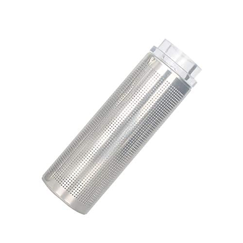 NACX Aquarium Fish/Shrimp Mesh Net Filter Guard，Fish Tank Intake Strainer Pre-Filter Cover Stainless Steel