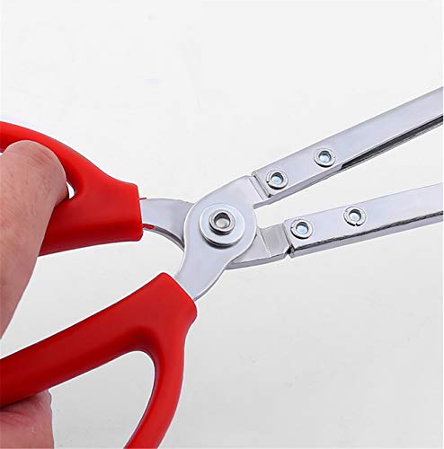 Zzooi Extra Long Stainless Steel Scissors Grasp Long Needle Nose Plier