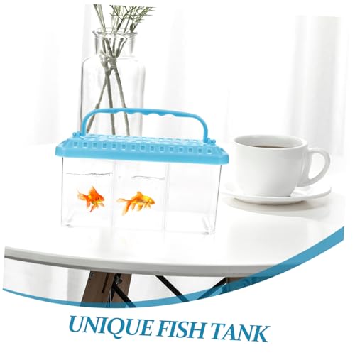 VICASKY Transparent Fish Breeding Box Multi Functional Isolation Tank for Fish Betta Shrimp Design for Easy Observation Aquarium Breeder Container