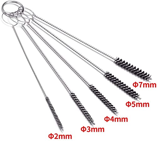 6 Set Carburetor Carbon Dirt Jet Remove Cleaner 39 Cleaning Wires Set + 30 Cleaning Needles + 15 Nylon Brushes for Motorcycle ATV Moped Welder Carb Chainsaw Spray Guns Welding Torch Tip Cleaner - style: 30Needles+15Brushes+39Cleaning Wires