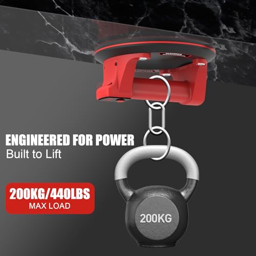 DEWINNER 8" Electric Glass Suction Cup Lifter, 600 LBS Max Load Heavy Duty Vacuum Suction Cups with 1200mAh Battery, Auto Start Pump, Glass Lifter for Glass, Tile, Granite, Metal with Carry Case - color: Built-in battery