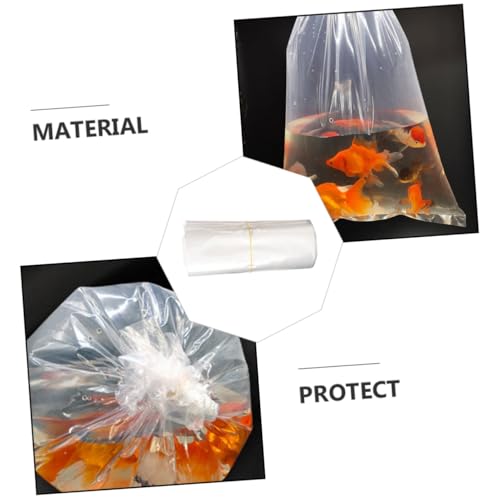50pcs Live Fish Transport Bags Plastic Storage Bags for Aquatic Shipping Odorless for Tropical Fish Transport