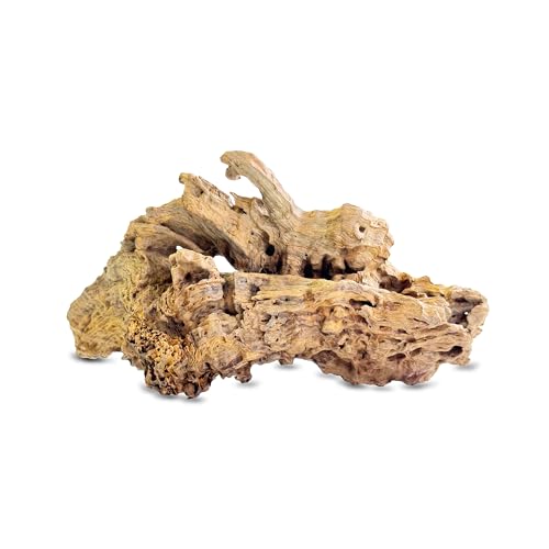 Natural Driftwood for Aquarium Decor,Reptile Habitat&Home DIY Decor,Naturally Unique Shapes Weathered Wood,Easy to Use (M-(10-12 Inch/1.5-2.2 Lbs)-Pack of 1) - color: M-(10-12 Inch/1.5-2.2 Lbs)-Pack of 1