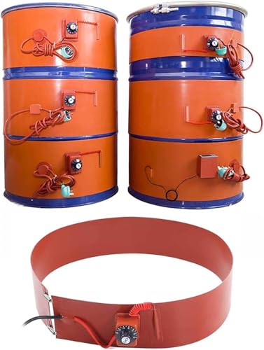 Silicone Rubber Adjustable Thermostat, Easy-Operation Electric Heat Pack Heating Pad, Gas Tank Heaters For Heating And Tracing, Double Layer Reinforcemen(Size:30L 900*250mm 1200W,Color:Knob control) - color: Knob Control, size: 30L 900*250mm 1200W