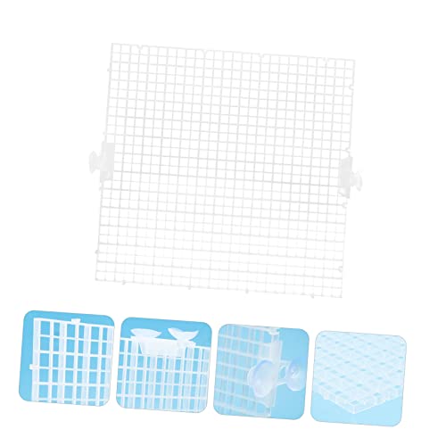 8pcs Transparent Aquarium Isolation Panel for Fish Tank Fish Breeding Board Cups Divider to Separate Aggressive and Weak Easy Installation Isolation Plate