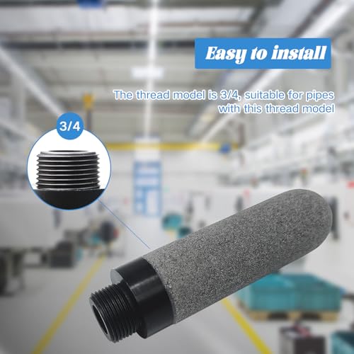2 Pack Septic Tank Diffuser Cs113, Septic Tank Aerator Air Pump Diffuser Treatment Septic System Clearstream Wastewater Tank Processor (Grey) - color: Gray