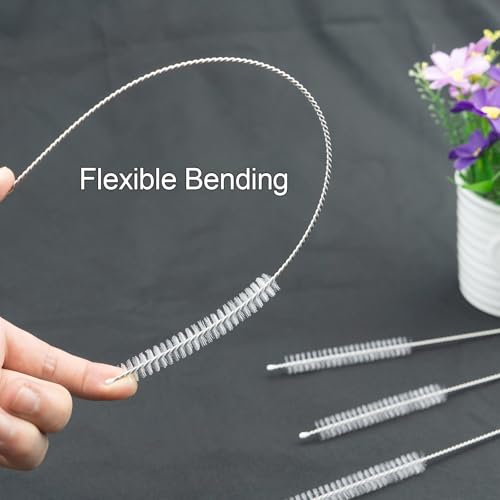 Straw Cleaner Brush for Stanley, 6Pcs Reusable Extra Long Straw Cleaning Brush for 14oz 20oz 30oz 40oz Stanley Mug, Cleaning Brushs for All Plastic, Glass, Stainless and Silicone Straws - color: Color*6