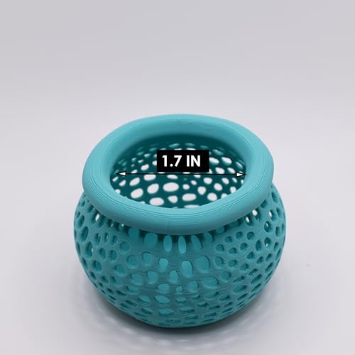 Aquarium Plant Pot Holders, Aquatic Plant Holder, Securely Hold Aquatic Plants, Promoting Healthy Root Growth, Fish Tank Aesthetic (Set of 2 (Cyan)) - color: Set of 2 (Cyan)