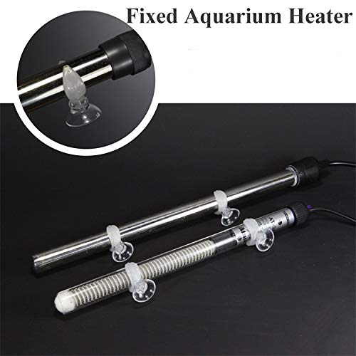 Aquarium Heater Clip Holder Aquarium Tube Clip Suction Cup Clip, 4 Pieces (Clip Inner diam:0.69")