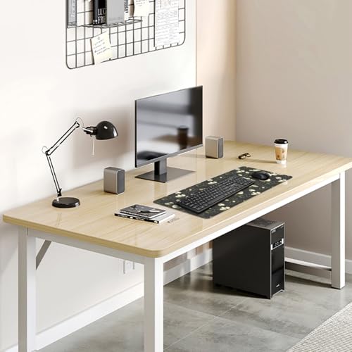 Magnolia Flowers Desk Pad Mouse Pad,Large Floral Mouse Mat with Stitched Edges,Non-Slip Rubber Base Black Mousepad for Office PC Keyboard Laptop and Home Work Desk Mat(27.5X11.8 in) - color: White flowers