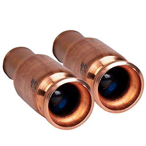 3/4'' Multi-Purpose, Self-Priming, Pure Copper Check Valve 2 Pack by Original Safety Siphon - 5 Gallons Per Minute Flow Rate - Great for Homebrewing and Wine Making