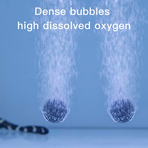 Feelers 2 Inch Crazy Air Stone Bubble Ball Shape Cylinder Fish Tank Oxygen Stone Bubbler Diffuser for Aquarium Hydroponic Growing System (Pack of 5) - size: 2 Inch-Ball