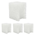 Underwater Filter Bio-Foam Pads Compatible with Fluval U1 Filter, Aquarium Foam Filter Media, Filter Sponge Replacement Parts for Aquaclear Canister Aquarium Fish Tank (4 Pack)