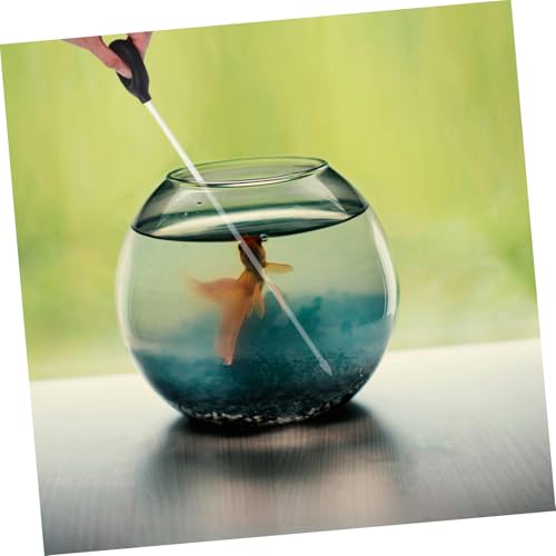 Toyvian 2pcs Aquarium Water Changer: Manual Fish Tank Cleaner for Waste Cleaning - Reusable and High-Efficiency Dropper Pipette for Mini Gravel and Poop Cleaning