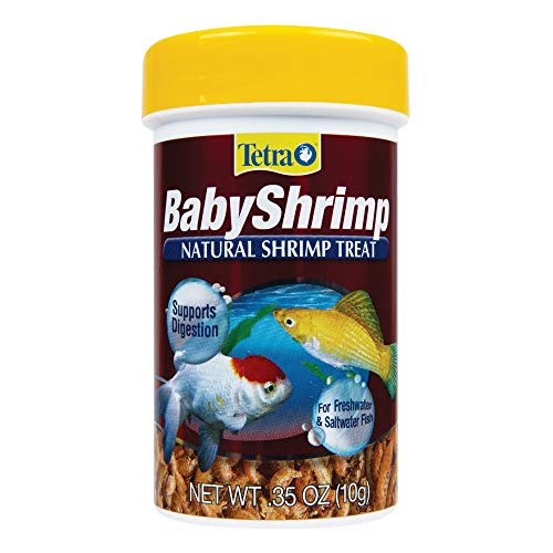Tetra BabyShrimp 0.35 Ounce, Natural Shrimp Treat For Aquarium Fish (033197) - size: 0.35 Ounce (Pack of 1)