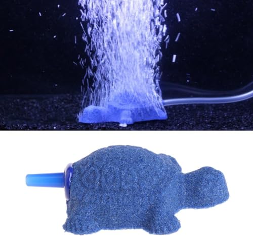 Blue Turtle Aquarium Bubble Air Stone Diffuser Fish Tank Aerator Oxygen Pump Ornament Decor Aquarium Air Pump Accessories