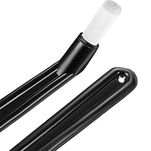 Zhehao Coffee Machine Brush Cleaner 4 Pieces Coffee Machine Brush with Spoon and 1 Piece 58 mm Stainless Steel Back Flush Insert Metal Blind Filter