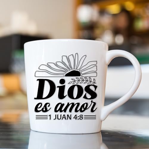 Christian UV DTF Cup Wraps - 20 Sheets Spanish Bible UVDTF Decals for 16 OZ Glass, Inspirational UV DTF Stickers for Women, Black Rub on Transfers for Water Bottle Mug, DIY Church Gifts - style: Black Spanish Bible