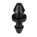 70 Pack Drip Irrigation Universal 1/4" Barbed End Plug Fittings, Barbed Connectors for Drip or Sprinkler System - size: 70P-End Plug Fittings