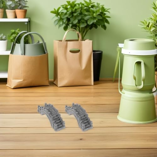 4pcs Mini Arch Bridge Figurines Garden Bridge Statue for Fairy Garden and Fish Tank Decor Gray Stone Micro Landscape Accessories