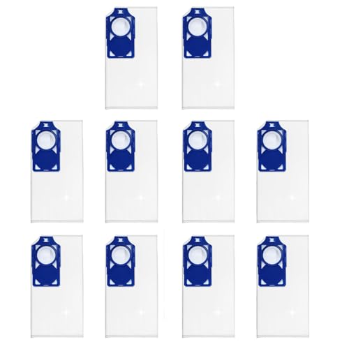 10 Pack R30D HEPA Replacement Dust Bags for Riccar Brilliance R30PET,R30D, R30P, & Simplicity Synchrony S30PET,S30D, S30P, Part RNHC-6/SNH-6,Upright Vacuums Cleaner