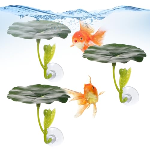 3Pcs Betta Leaf Hammock, Betta Fish Bed Leaf Hammock, Betta Tank Decor, Simulates Natural Habitat, Comfortable and Practical Resting Spot