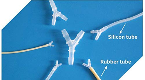 Plastic Barb Equal Y Tee 3/4" hose ID Polypropylene pipe connectors Plastic Joint Splicer Mender Adapter Union Boat Water Air Aquarium O2 Fuel (pack of 5) - size: 3/4 Inch, style: Pack of 5