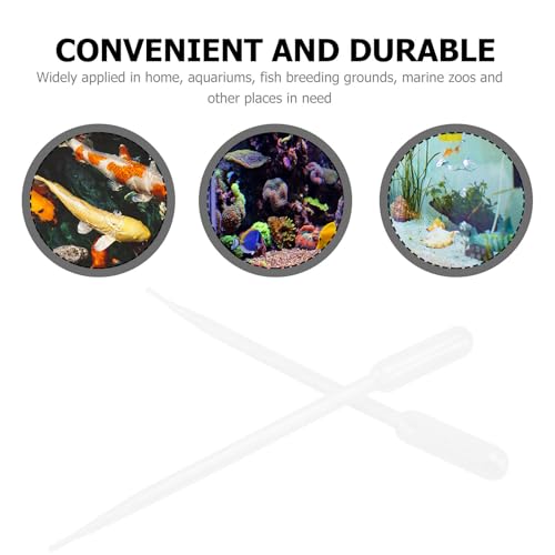 10pcs Plastic Syringe Tubes Coral Feeders Brine Shrimp Liquid Feeders 5ml Manual Feeding Pipettes for Marine Fish Aquarium Supplies