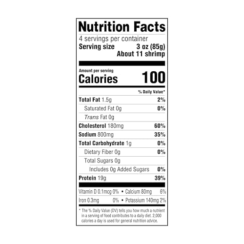 Amazon Grocery, Medium Cooked Shrimp, 12 Oz (Previously Amazon Fresh, Packaging May Vary)