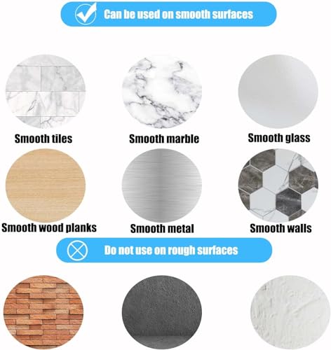 AccEncyc 6 Pcs Strong Thickened Sucker Suction Cup Clear PVC Sucker Pads with M6 x 14 Thread Screw Extra Strong Adhesive Glass Suction Holder - color: Transparent