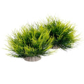 2pcs Aquarium Plants, Lifelike Artificial Fish Tank Plastic Grass Decorations Green Durable & Safe Goldfish Betta Fish Tank Decor Accessories Supplies for Freshwater Saltwater Aquariums