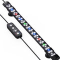 SEAOURA Submersible Aquarium Light for 16 to 27 Inch Fish Tank, 24/7 Cycle Fish Tank Light with Timer, Aquarium Plant Light with Full Spectrum+7 Single Colors, Auto On/Off, Adjustable Brightness - size: 15 Inch length