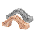 2pcs Resin Arch Bridge Ornaments for Bonsai and Landscape Decor Miniature Japanese Bridge for Aquarium and Garden
