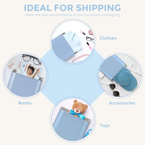 Metronic Poly Mailers 12x15.5 500pcs, Medium Size Shipping Bags for Clothes Bulk, Self-Seal Mailers Poly Bags Shipping Envelopes for Small Business, Waterproof Packaging Mailing Bags, Light Blue - color: Light Blue, size: 12x15.5 500PC