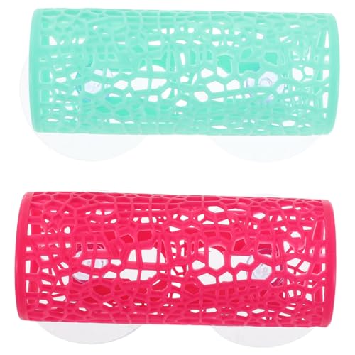 BESPORTBLE 2pcs Fish Tank Tunnel Bed Durable Betta Hiding Tube with Aesthetic Aquarium Ornament for Shrimp Habitat and Betta Fish Shelter Enhances Natural Environment