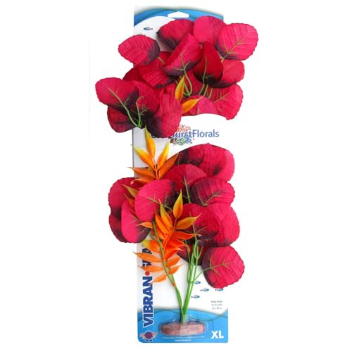 ColorBurstFlorals Broad Lily Leaf XLarge Silk Aquarium Plant