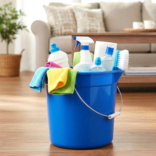 4 PCS Bucket Handle Replacement 5 Gallon White Metal Bucket Handles with Plastic Grip Ergonomic Iron Replacement Buckets Handles for Home Household Garden Construction