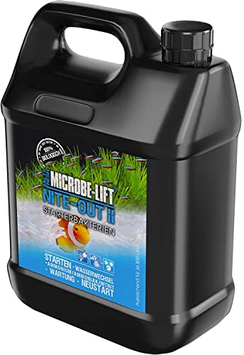 MICROBE-LIFT NITEH Nite-Out II Aquarium and Fish Tank Cleaner for Rapid Ammonia and Nitrite Reduction, Freshwater and Saltwater (64 Ounces) - size: 64 Ounces