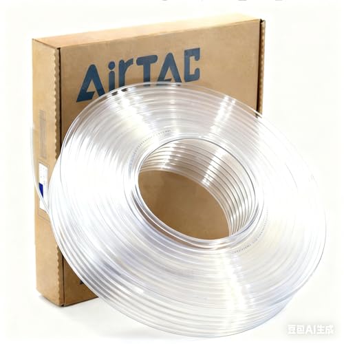 Pneumatic Tubing Air Line Pu Hose 10mm OD 6.5mm ID 100 Meters（328.08ft）Clarity AirTac US98A100065100MC - color: Clarity, size: 10mm OD 6.5mm ID 328Ft/100Meters