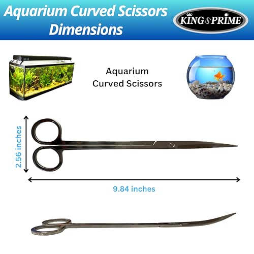 Aquarium Aquascaping Tools, Long Stainless Steel Tweezers Scissors Spatula Aquatic Plants Set for Fish Aquariums Tank and Terrarium. (Silver)