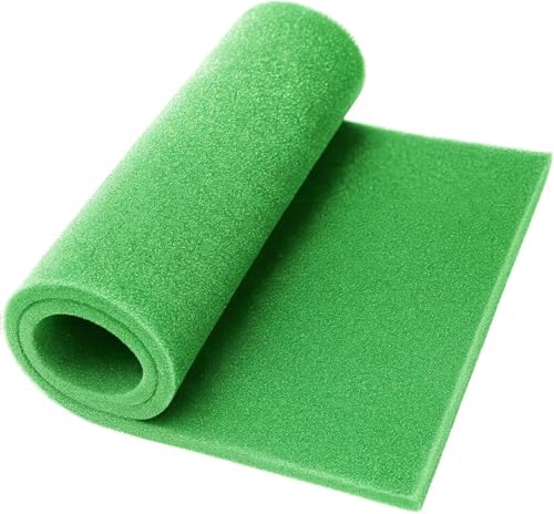 65-PPI Motorcycle Foam Filter Material for Uni Filter BF-1 BF1, Air Filter Material Foam Sheet, Cut-to-Size Pre-Filter Sponge Pads for ATV UTV Scooters Dirt Bike Lawn Mower, Green - color: Green