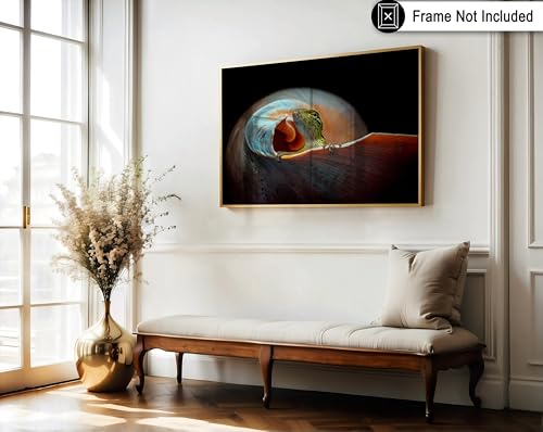 Monem Art Small Lizard Print - The Best Friend Poster - Wildlife & Nature Art - Animal Photography Wall Decor - Great Office, Living Room or Office Decor - 12x16 Unframed Wall Art by Andi Halil - color: Style-09, size: 12"L x 16"W