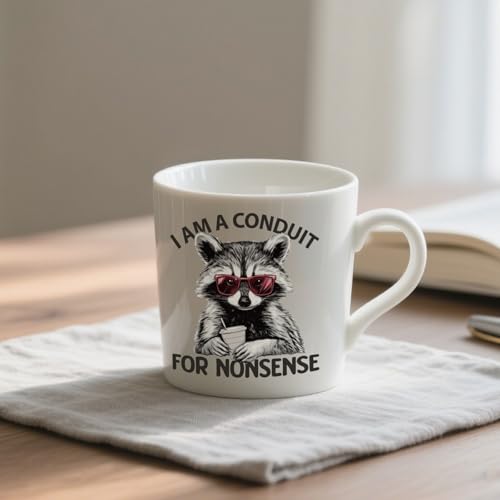 Cute Raccoon UV DTF Stickers - 20 Sheets Unhinged and Feral Funny UV DTF Cup Wraps for 16 20 oz Glass Coffee Mug, Trouble Ain't Raccoon Transfer Sticker Decals DIY Water Bottle Journal Decoration - style: Raccoon