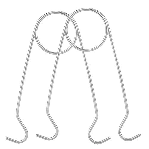 2Pcs Stainless Steel Fish Mouth Jaw Spreaders Hanging Hook Rack for Water Bottle