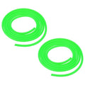 Aquarium Airline Tubing, 5/32"(4mm) ID x 1/4"(6mm) OD 4.9ft PVC Flexible Tube, (2Pcs, Green), Intended for Fish Tank Air Pump/Aquarium/Garden/Terrarium Pond - color: Green