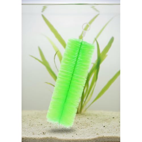 10 Packs Fish Pond Filter Brushes Set for Koi Pond Fish Tank Aquarium Water Garden Pond Skimmer Filter Cleaning Brush 16 Inch by 4.7 Inch (Green)