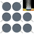 Pawfly Aquarium Air Stone Disc Bubbler 1.5 Inch Bubble Release Tool Round Oxygen Diffuser for Nano Air Pumps Fish Tanks Buckets Small Ponds and DWC Reservoirs, 8 Pack - color: 8 Pack