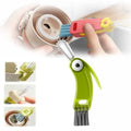 3 in 1 Cup Lid Cleaning Brush, 2024 Upgrade Crevice Cleaning Brush Set for Baby Bottle Gap Tight Spaces Cup, 3 in 1 Multifunctional Cleaning Brush Portable Cup Lid Cleaner with Brush (A1) - color: A1