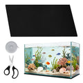 30 x 15 x 0.2 Inches Aquarium Leveling Mat Set, Liveek Waterproof Fish Tank Pad with Scissors & Measuring Tape, Black Easy to Cut Neoprene Mat for Under Tank